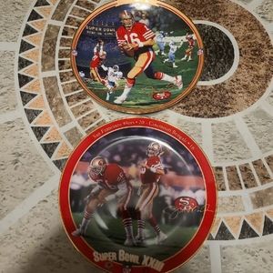 San Francisco 49ers NFL super bowl plates
